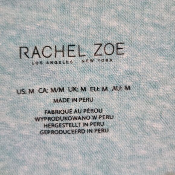 Lot of 2 Rachel Zoe NWT Cut Out Crewneck Short Sleeve Tee Shirts Size M - Picture 10 of 11